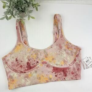 Jenni by Jennifer Moore Corset Bra Crop Top Sports Bra Size XX-Large